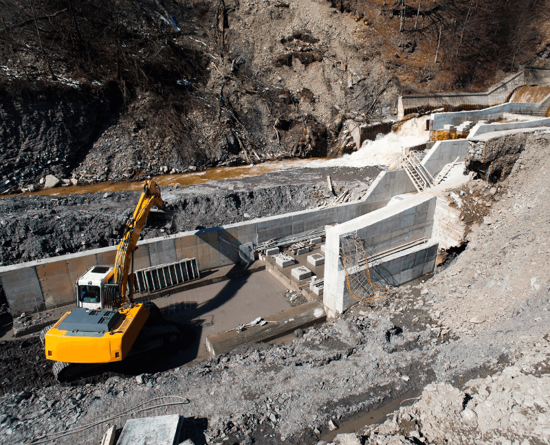 plant hire equipment in construction company